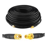 YILIANDUO Câble d'Extension SMA RG58/U 30M/98,42ft - Mâle à Femelle Faible Perte Coaxial pour WiFi, Antenne 3G/4G LTE, GPS, SDR, Radio Scanner, Routeur