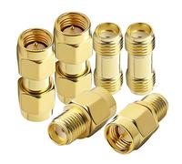 YILIANDUO Kit de Connecteur SMA Adaptateur SMA Mâle Femelle Kit d'Adaptateur Coaxial RF pour Antenne WiFi Câble d'extension Coaxial Appareil LAN sans Fil Dongle SDR