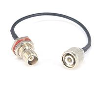 YILIANDUO TNC Mâle à TNC Femelle Cloison O-ring Connecteur RF Coaxial Adaptateur Câble D'extension 15 CM RG174 Câble Paquet de 2