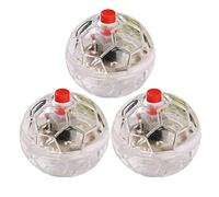 Yililay 3pcs Jumping Starter Ball Ghost Touch Touch Activé des Boules Clignotantes, Balle Allume, Boules de Chien Cat Light Up, équipes de Compagnie paranormales
