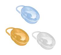 Yililay Boîtier de Sucette Babe Boîte de tétine à poussière BPA BPA Soother Bould Baby fournit 3 pcs, boîte de Rangement de la Sucette