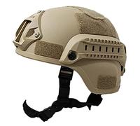 Yililay Casque de Combat, Casque Rapide rembourré 22, 05-23, 62 Pouces Rail de Rail nvg NVG Bump Protecteur pour Chasse au Paintball Airsoft Sable Jaune