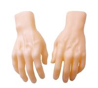 Yililay Halloween Hands Gauche Droite Vinyle Effrayant PVC Faux Accessoires sanglants réalistes