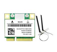 yilin Carte WiFi RTL8822CE avec Antenne 1200Mbps 2.4G+5Ghz 802.11AC RéSeau Mini PCIe BT 5.0 Support Ordinateur Portable/PC /11
