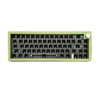 yilin GMK67 Kit D'Espacement de MéCanique à Remplacement à Chaud RVB RéTroéClairé Bluetooth 2.4G 3 Modes (Vert)
