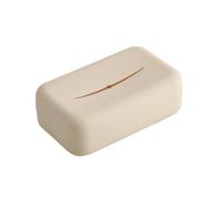 Yilingjc Boîte à mouchoirs en silicone souple et imperméable Distributeur de serviettes en papier pratique pour la maison et le bureau
