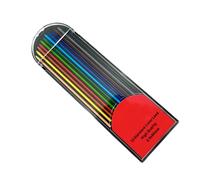 Yilingjc Lot de 12 mines de rechange pour porte-mines de couleur de 2 mm d'épaisseur pour dessin, écriture, artisanat, croquis d'art