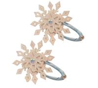 Yilingjc Lot de 2 barrettes à cheveux antidérapantes pour femmes et filles sur le thème du festival de Noël - Pour tous les âges