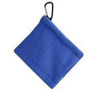 Yilingjc Serviette de nettoyage de balle de golf, serviette de balle de golf avec mousqueton, serviette de golf en microfibre pour sac de golf