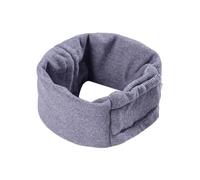 Yilingjc Tour de cou et oreilles pour chien, chauffe-oreilles pour animaux de compagnie pour protection contre le bruit, couvre-oreilles élastiques gris pour la douche, le toilettage, soulagement de