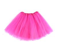 YiliYa Jupe en Tulle pour Femme,Tutu en Tulle à Trois Couches pour Adultes Jupe Tutu Rétro Jupe avec Doublure Jupe en Tulle des Années 80 pour Halloween Carnaval Costume de Fête