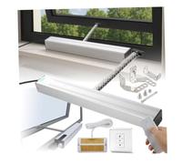 YILMVANY Automatisme de fenêtre pour Serre et Lucarne avec télécommande 24V | Gestion du climat pour serres et aeration pratique des bureaux ou habitations grace au moteur a chaine.