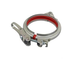 YILMVANY Collier à dégagement Rapide 250mm, Bride pour Gaine de Ventilation | Construction en acier galvanisé avec joint en caoutchouc EPDM assurant une protection contre les frottements mécaniques.