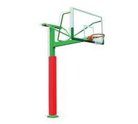 YILMVANY Coussin de Poteau de Panier de Basket-Ball Portable, Coussin de Protection for poteaux de 7x7 Pouces, Hauteur de 3 Pieds à 6 Pieds(Red,150cm)