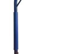 YILMVANY Coussin de Poteau de Panier de Basket-Ball Portable, Coussin de Protection for poteaux de 7x7 Pouces, Hauteur de 3 Pieds à 6 Pieds(Blue,120cm)