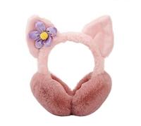 YILPA Cache-oreilles chauds adaptés aux cache-oreilles d'hiver enfants étudiants cache-oreilles moelleux garçons filles cache-oreilles chauds hiver (rose)
