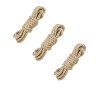 YILUQIFLY 3pcs Beige 10/5 mètres Bondage BDSM Corde de coton Super douce Corde de coton Fétiche SM Kinky Sex Adulte Jouet Doux Sex Restraint Jouet (Corde en chanvre 10 m 3 pcs)