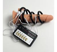 YILUQIFLY Anneau pénien masculin Stimulateur électrique réglable pour débutants BDSM Stimulation électrique Sex toys