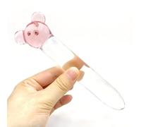 YILUQIFLY Godemiché en verre Plug Anal Butt Plug Trainer Vestibular Prostate Massager Clitoris Plug Végétal Féminin Masturbateur adulte Jouets sexuels anaux pour femmes hommes (A)