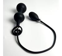 YILUQIFLY Noir Silicone Expand Gonflable Anal Plug Butt Training Sex Toy Étanche Butt Toy Plusieurs types disponibles avec valves de régulation SM (D)