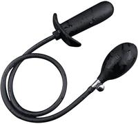 YILUQIFLY Noir Silicone Expand Gonflable Anal Plug Butt Training Sex Toy Étanche Butt Toy Plusieurs types disponibles avec valves de régulation SM (B)