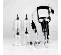 YILUQIFLY Pompe à seins Pompe à vide Agrandir 4 paires 4 tailles Aspiration mamelons Pompe à chatte Seins Aspiration clitoris vide Ventouses Jouets sexuels