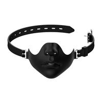 YILUQIFLY Silicone gode réaliste bâillon avec balle sangle réglable sur bouche bâillon avec serrure pour bondage bdsms jouet esclave Bâillon pour adulte respirant et doux BDSM (C)