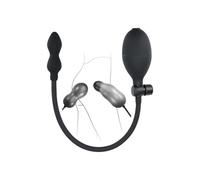 YILUQIFLY Silicone Plug Anal Anus Butt Plug Gonflable Inflatable Plug Gonflable Anal Pompe Anal Aiguille détachable Masturbation Sex Toys pour Femmes Hommes Couples BDSM (B)