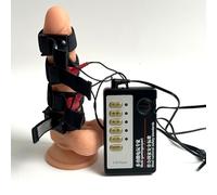 YILUQIFLY SM Electrochoc Pulse Stimulateur de pénis Multimode réglable Jouet interactif pour adultes Stimulation électrique du pénis Anneau testiculaire Fétiche Jouet sexuel