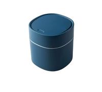 YILWPV 1 Pièces Mini Petites Poubelles Bureau Poubelle Maison Table Fournitures De Articles Divers Baril Boîte Pour Le Bureau(Blue,13x14cm)
