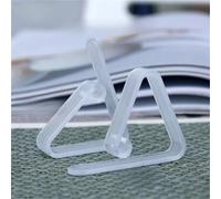 YILWPV 10 pièces Nappe Transparente antidérapante Pince de Fixation Boucle ménage Table Coin Dispositif en Plastique