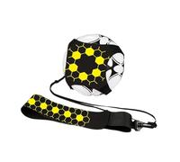 YILWPV Ensemble de 2 Ceintures d'entraînement for Le Football, Volley-Ball et Rugby : Outil Individuel for Coup Pied Lancer, avec Ceinture Ajustable pour Adultes(Yellow)