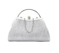 YILWPV Pochette de mariage for femmes, sac à main soirée plié en métal incrusté diamants, Mini cadeau Pour Femme(Color 3)