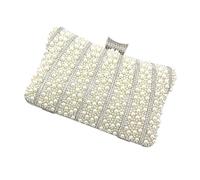 YILWPV Pochette de soirée élégante for femmes, sac à main polyvalent avec diamant et détail chaîne en Fiber Polyester Pour Femme(Color 3)
