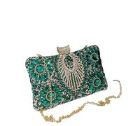 YILWPV Pochettes de soirée en strass scintillantes luxe for femmes, sacs à main bandoulière avec pierres précieuses for mariage, bal, dîner Pour Femme(Color 3)