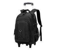 YILWPV Sacs à roulettes Sac dos for hommes étanche for for Adolescents avec sacs Pour Adolescents(Black,2 Wheels)