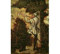 YIMACBJXX Art Mural Toile Tableaux Déco Muraux Double portrait d'Henri le Pieux et de sa femme la duchesse Catherine de Mecklembourg par Lucas Cranach l'Ancien Pour la Décoration de Bureau 60x90cm