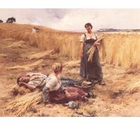 YIMACBJXX Célèbre Affiches Imprimées Tecoration Murale Faucheurs au Mont-saint-père de Léon-augustin L'Ermite Moderne Art Mural Pour la Décoration de la Chambre à Coucher 60x90cm