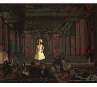 YIMACBJXX Célèbre Affiches Imprimées Tecoration Murale Gatti's Hungerford of Varieties Deuxième tour de Lawrence par Walter Richard Sickert Pour la Décoration de la Chambre à Coucher 60x90cm