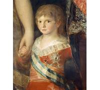 YIMACBJXX Célèbre Affiches Imprimées Tecoration Murale la Famille de Charles IV de Francisco De Goya Moderne Art Mural Pour la Décoration de la Chambre à Coucher 60x90cm