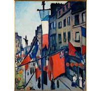 YIMACBJXX Célèbre Affiches Imprimées Tecoration Murale le Je juillet au Havre d'Albert Marquet Moderne Art Mural Pour la Décoration de la Chambre à Coucher 60x90cm