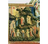 YIMACBJXX Célèbre Affiches Imprimées Tecoration Murale le Jugement Dernier de Fra Angelico Moderne Art Mural Pour la Décoration de la Chambre à Coucher 60x90cm