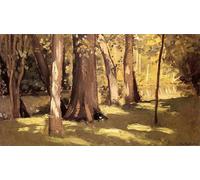 YIMACBJXX Célèbre Affiches Imprimées Tecoration Murale l'effet de lumière Yerres par Gustave Caillebotte Moderne Art Mural Pour la Décoration de la Chambre à Coucher 60x90cm