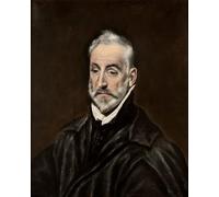 YIMACBJXX Célèbre Affiches Imprimées Tecoration Murale Portrait d'Antonio De Covarrubias et Leiva par El Greco Moderne Art Mural Pour la Décoration de la Chambre à Coucher 60x90cm