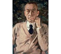 YIMACBJXX Célèbre Affiches Imprimées Tecoration Murale Portrait du compositeur Sergei Vasilievich Rachmaninov par Konstantin Andreevic Somov Pour la Décoration de la Chambre à Coucher 60x90cm