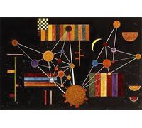 YIMACBJXX Célèbre Affiches Imprimées Tecoration Murale Réseau vu d'en haut Geflecht Von Obenby Wassily Kandinsky Moderne Art Mural Pour la Décoration de la Chambre à Coucher 60x90cm
