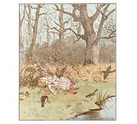 YIMACBJXX Célèbre Affiches Imprimées Tecoration Murale Scène des Babes in the Wood par un artiste célèbre Moderne Art Mural Pour la Décoration de la Chambre à Coucher 60x90cm