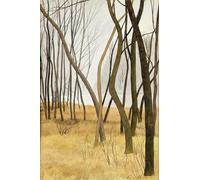 YIMACBJXX Célèbre Art Mural Toile Tableaux Déco Muraux Arbres par Leon Spilliaert Abstait Peinture Pour la Décoration de Bureau 60x90cm