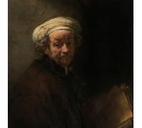 YIMACBJXX Célèbre Art Mural Toile Tableaux Déco Muraux Autoportrait comme l'apôtre Paul de Rembrandt Van Rijn Abstait Peinture Pour la Décoration de Bureau 60x90cm