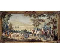 YIMACBJXX Célèbre Art Mural Toile Tableaux Déco Muraux Chasse de Louis Xv par Jean Baptiste Oudry Abstait Peinture Pour la Décoration de Bureau 60x90cm